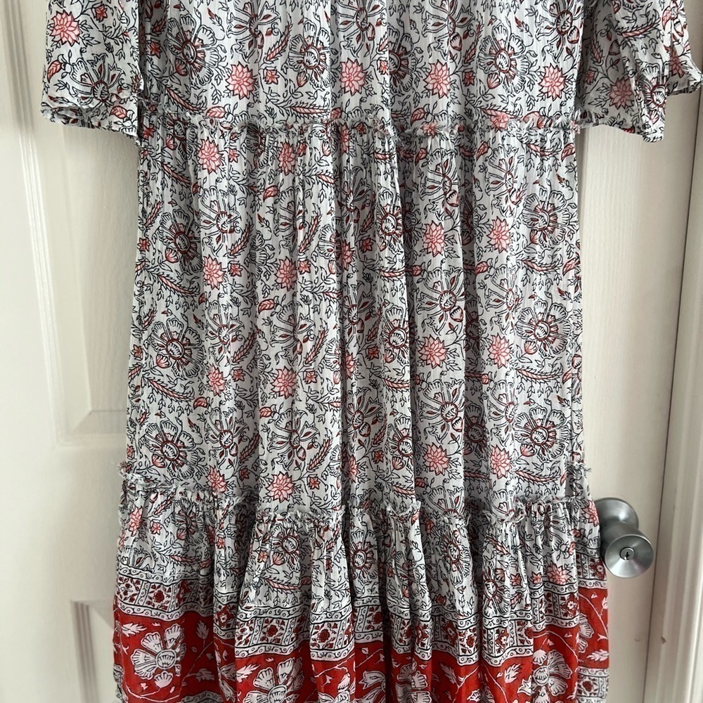 Sundance All At Sea Dress. Boho Size XS Red/White/Black. Beach. EUC! - Picture 14 of 16